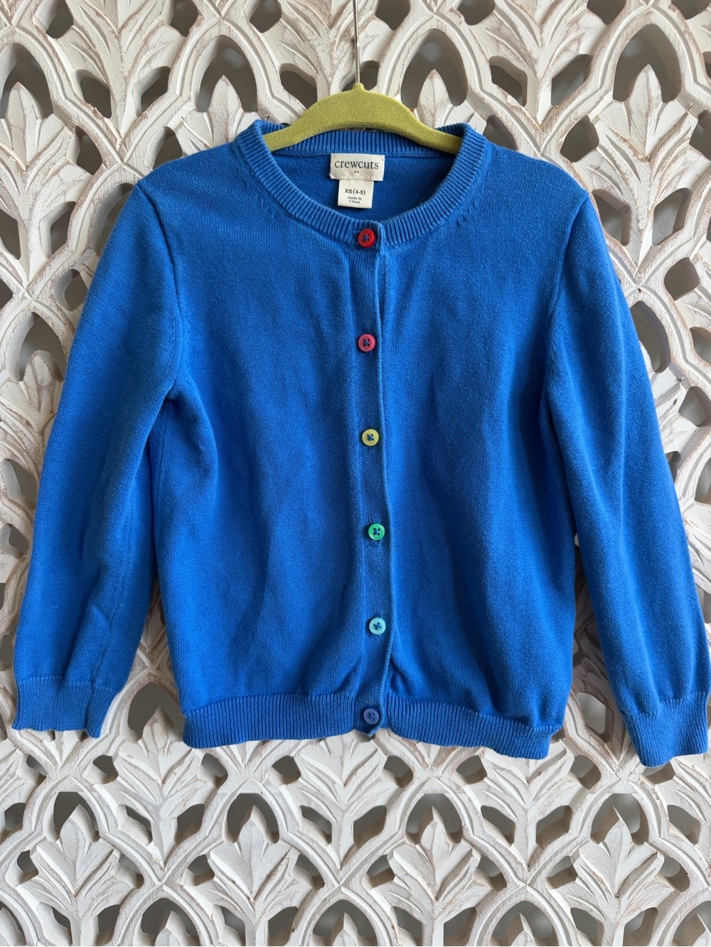 Crewcuts J.Crew Girls Blue Cardigan XS 4-5